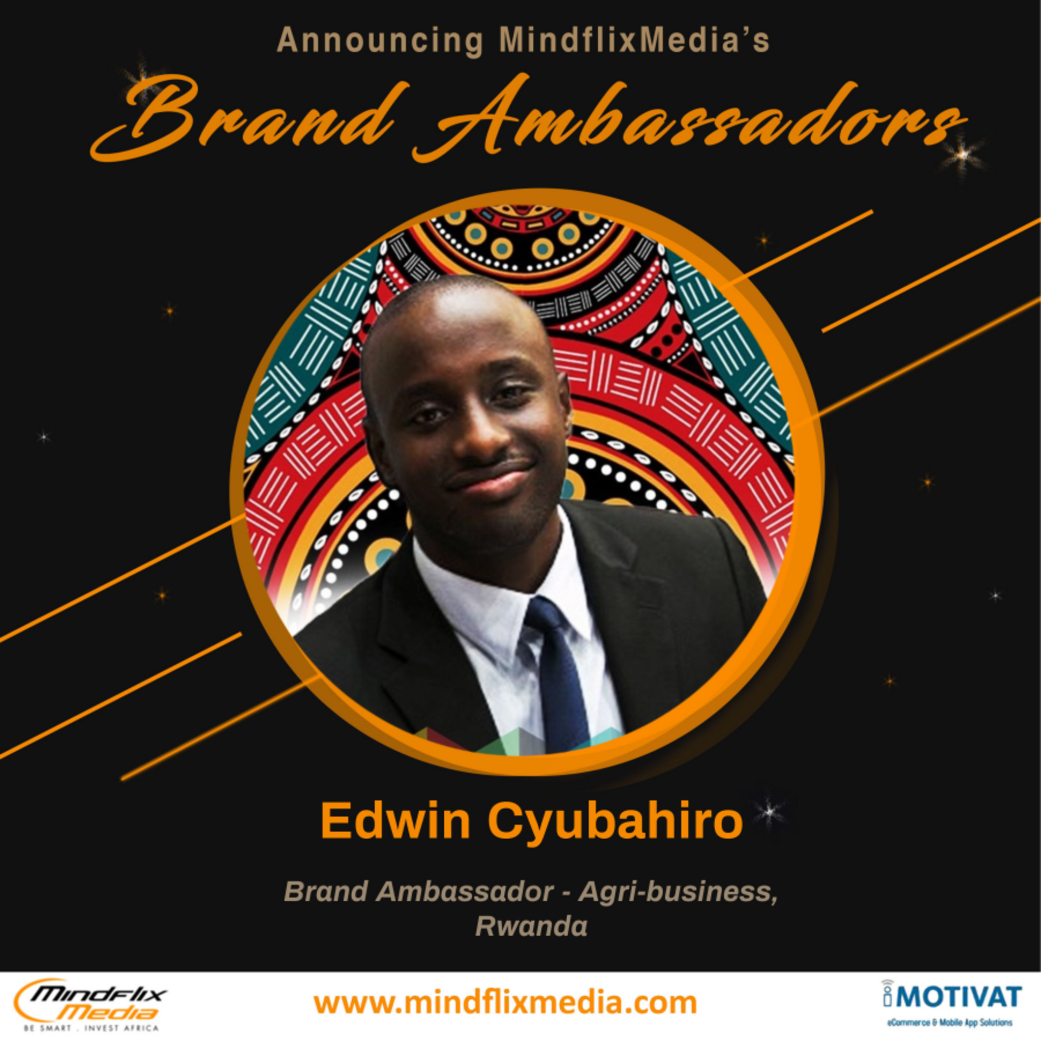 Edwin Cyubahiro - Brand Ambassador - Agri-business, Rwanda