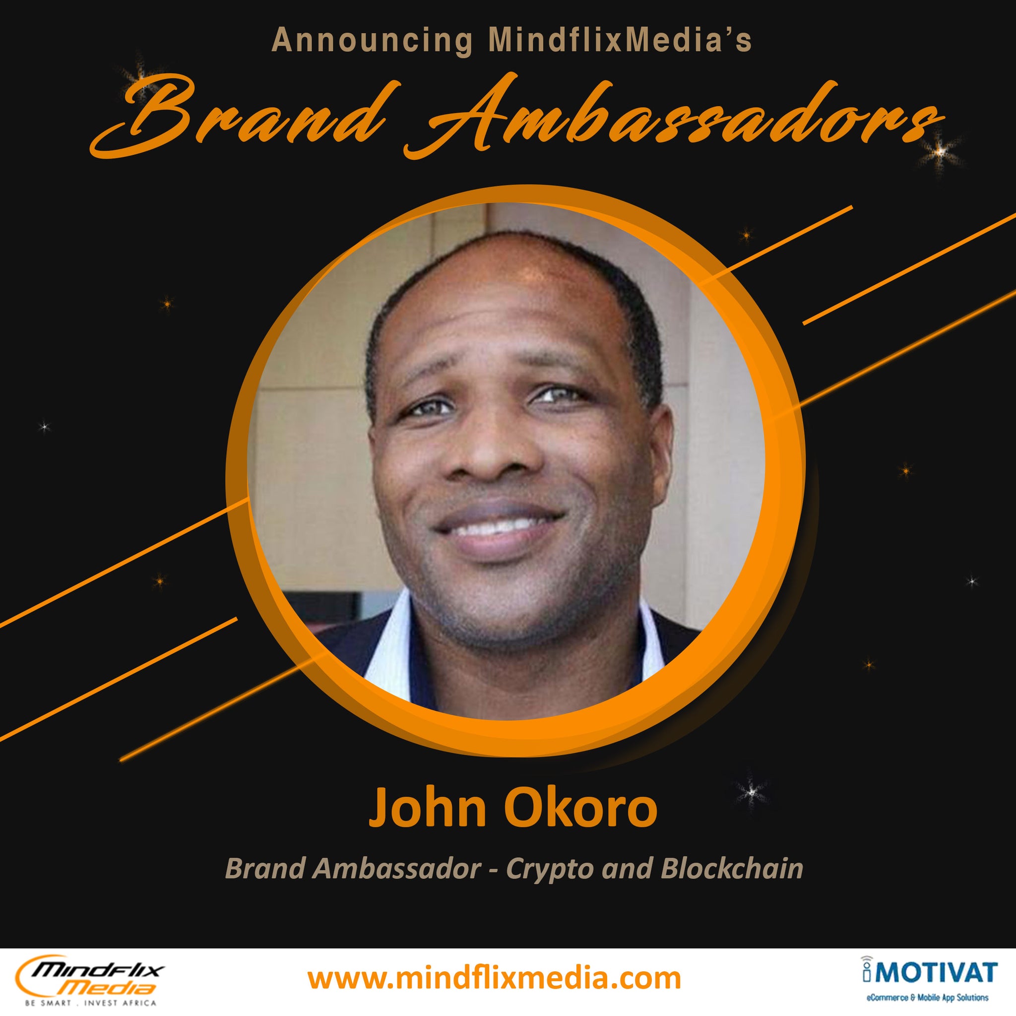 John Okoro - Brand Ambassador - Crypto and Blockchain