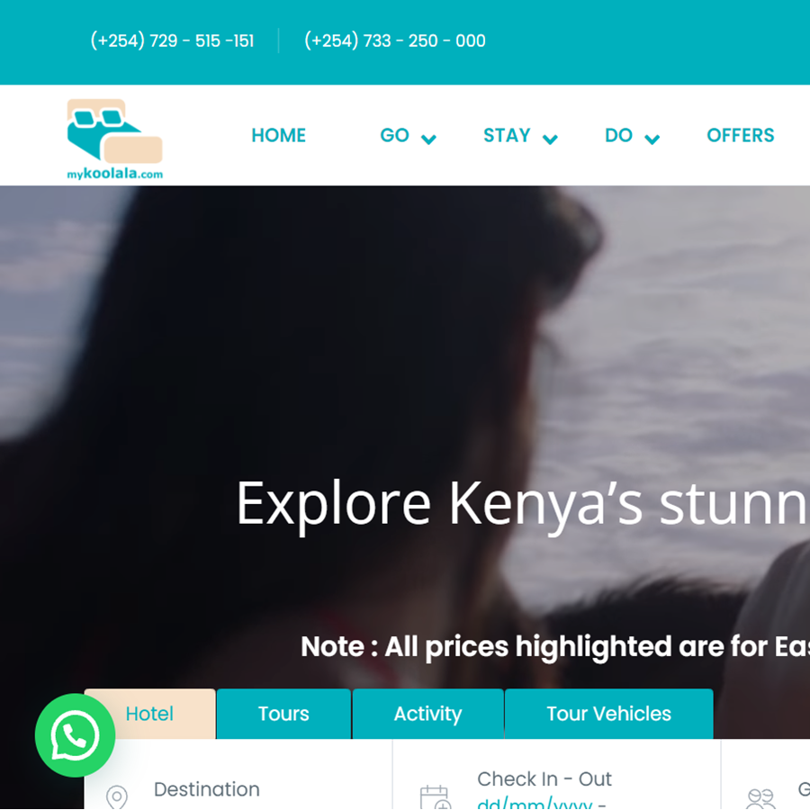 MyKoolala, East Africa’s leading online hotel booking company