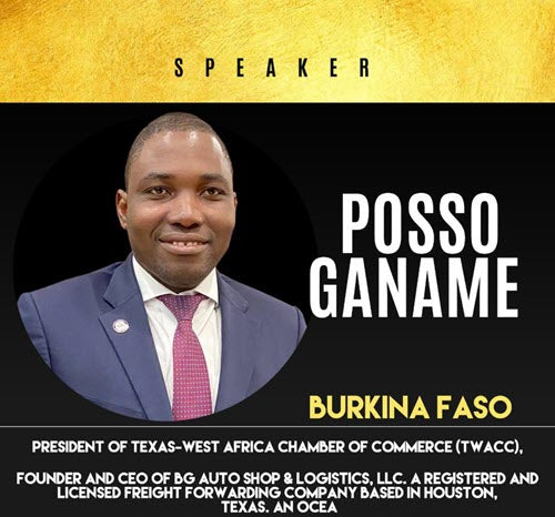 Economic platform between West Africa and the United States, by Posso Ganame