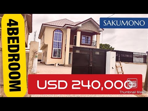 4 BEDROOM STOREY HOUSE FOR SALE AT SAKUMONO ROAD ACCRA-GHANA