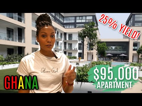 $95,000 INVESTMENT PROPERTY IN GHANA 25% YIELD!! | LUXURY APARTMENT TOUR IN GHANA