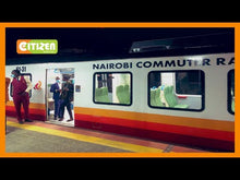 Load and play video in Gallery viewer, train services to JKIA begins.
