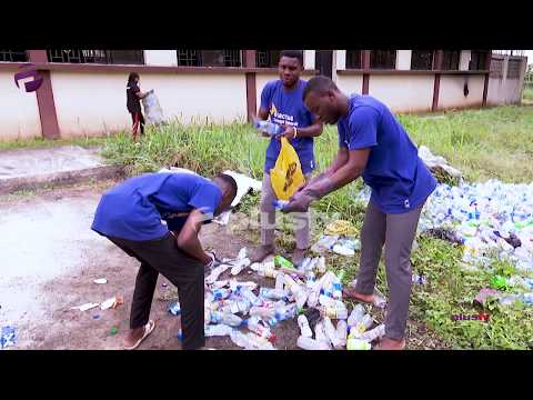 Teenagers In Nigeria Are Converting Plastics To Bricks For Construction