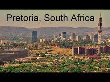 Load image into Gallery viewer, Pretoria, South Africa, aerial view and points of interest
