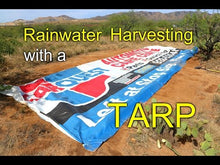 Load and play video in Gallery viewer, Rainwater Harvesting with a TARP
