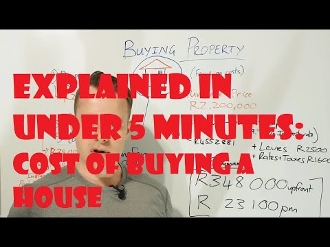 Buying a house in South Africa? Costs explained in under 5 minutes