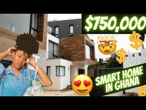 $750,000 LUXURY SMART HOME IN GHANA!?