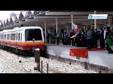 Load and play video in Gallery viewer, Nairobi communter rail transport.
