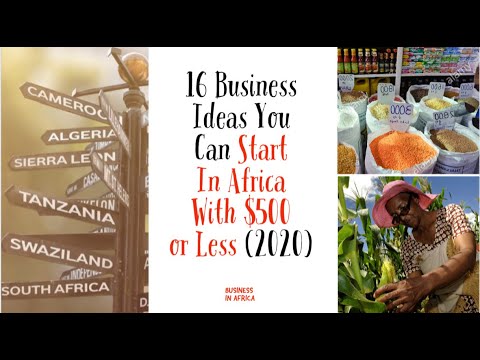 Top 16 Business Ideas You Can Start In Africa With $500 or Less; best business ideas in africa;