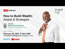 Load image into Gallery viewer, How to Build Wealth: Assets &amp; Strategies | Ohene Aku Kwapong
