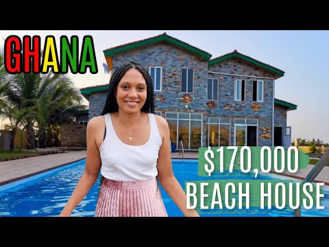 WHAT $170,000 GETS YOU IN GHANA | BEACH HOUSE IN PRAMPRAM | Building A House In Ghana